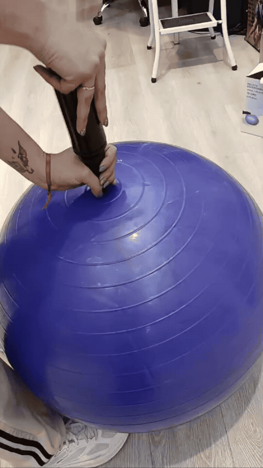 C&oacute;mo inflar la pelota de esferodinamia DFS